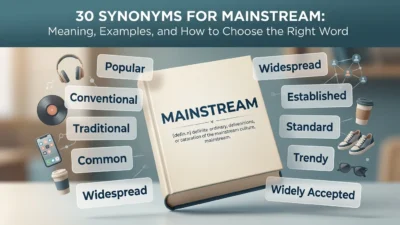 Synonyms for Mainstream