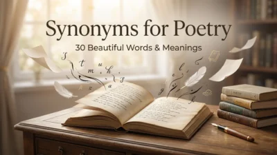 Synonyms for Poetry
