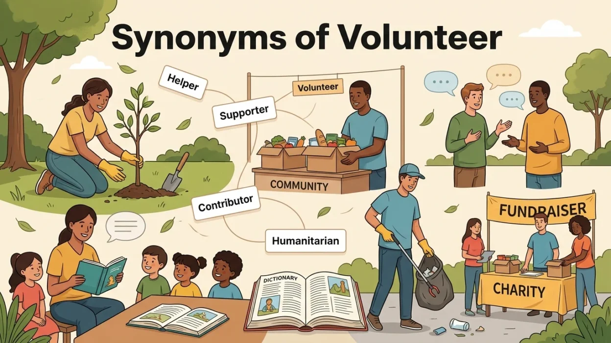 Useful Synonyms of Volunteer
