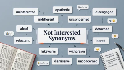 Not Interested Synonyms