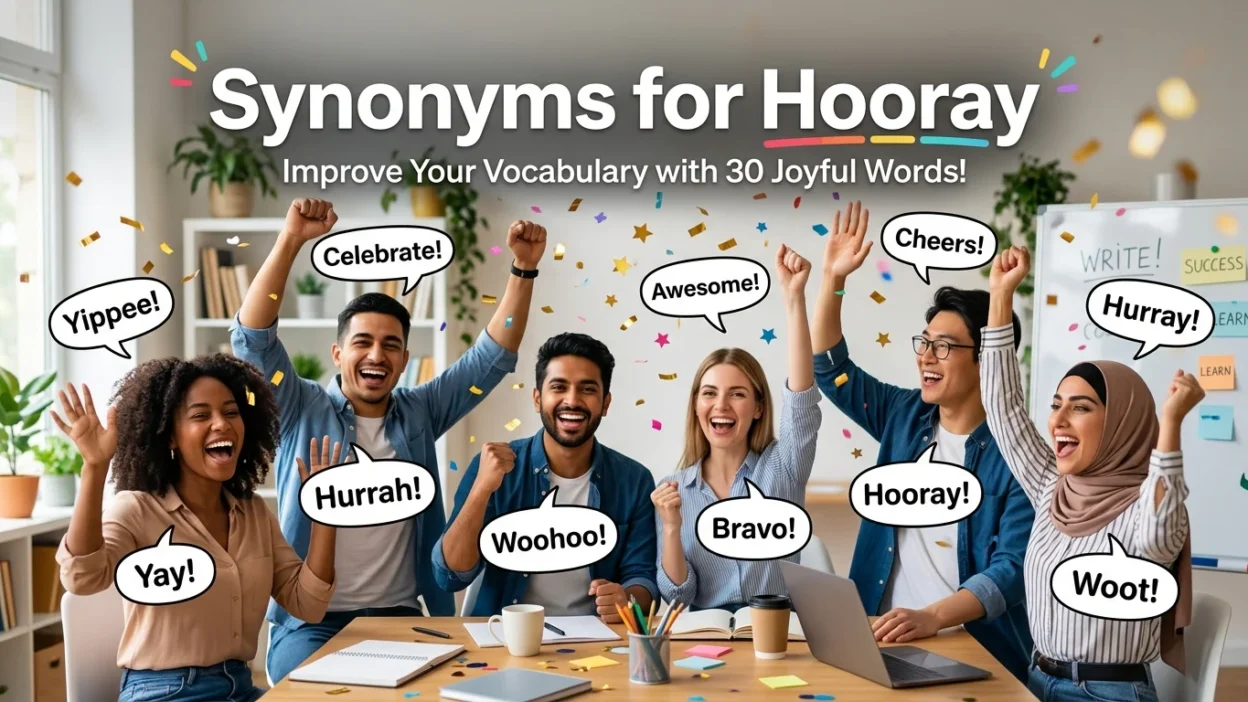 Synonyms for Hooray