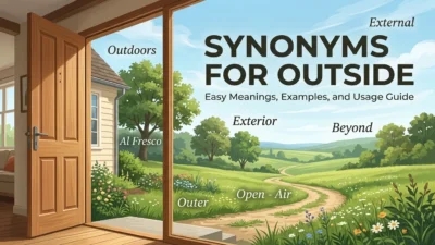 Synonyms for Outside