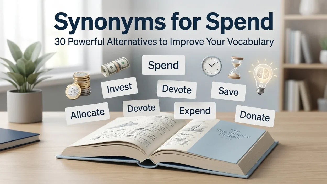 Synonyms for Spend