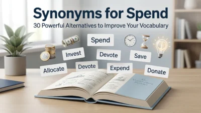 Synonyms for Spend