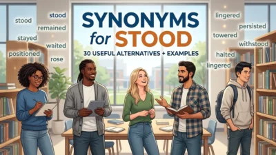 Synonyms for Stood