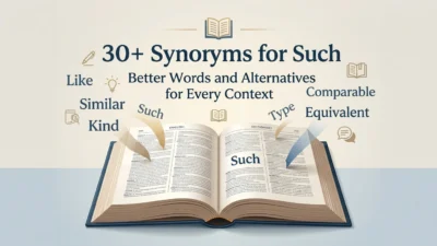 Synonyms for Such