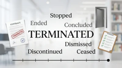Synonyms for Terminated