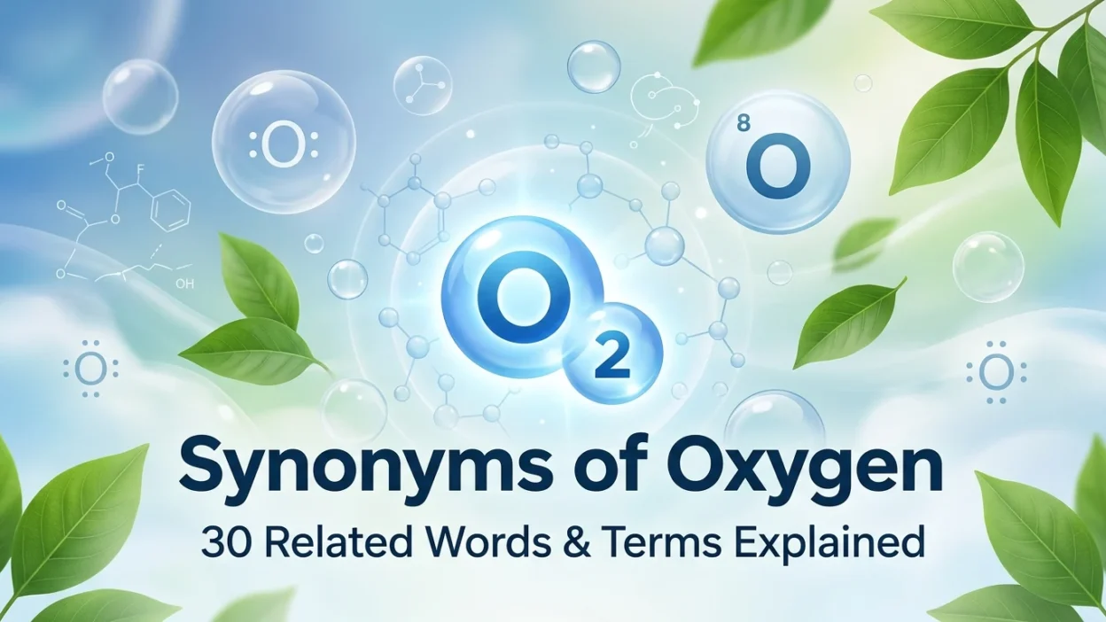 Synonyms of Oxygen