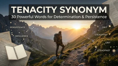 Tenacity Synonym